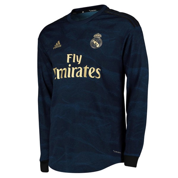 Camiseta Real Madrid Segunda equipo ML 2019-20 Azul